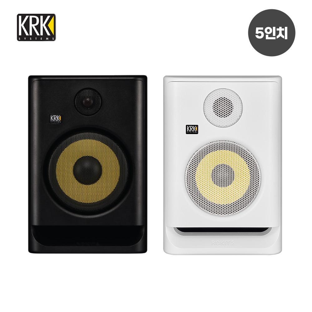 KRK-Rokit 5 G5 5인치 니어필드 스튜디오 모니터 스피커 2통 (1조)